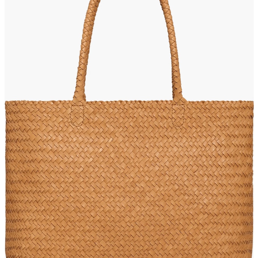Madewell Woven Tan Tote Bag